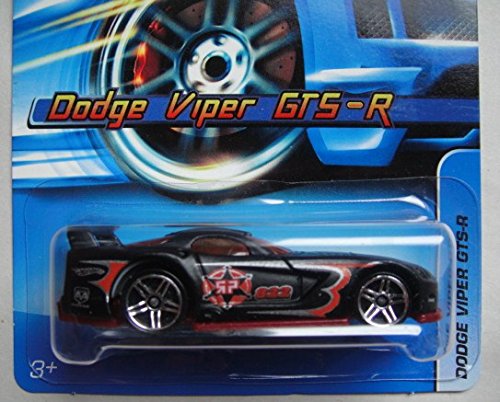 Amazon.com: Hot Wheels Black/RED Dodge Viper GTS-R #146 PR5 : Toys
